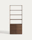 Étagère Visala en placage de noyer 90 x 209 cm FSC Mix Credit