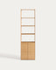 Étagère Visala en placage de chêne 60 x 209 cm FSC Mix Credit