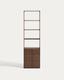 Étagère Visala en placage de noyer 60 x 209 cm FSC Mix Credit