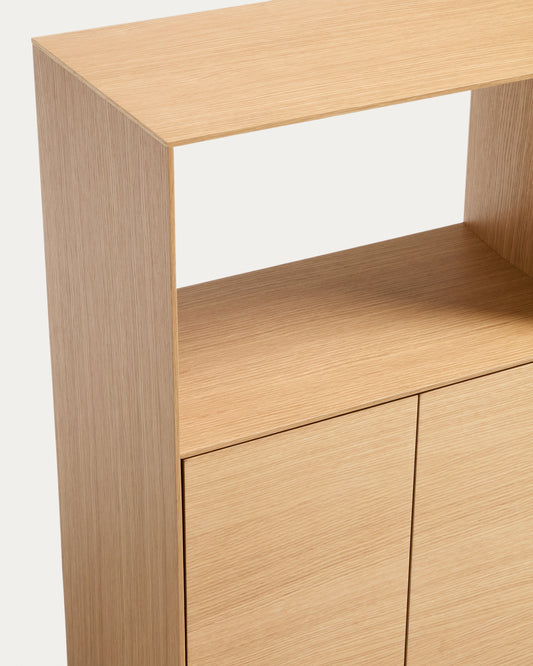 Étagère Visala en placage de chêne 60 x 106 cm FSC Mix Credit