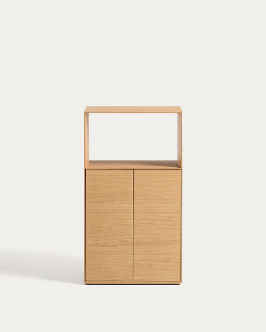 Étagère Visala en placage de chêne 60 x 106 cm FSC Mix Credit