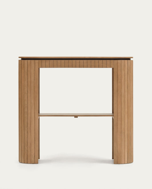 Console Licia 1 tiroir en bois de manguier 120 x 90 cm