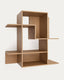 Étagère modulable Ina en placage de chêne finition ton naturel 80 x 80 cm FSC 100%