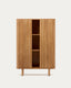 Buffet haut Mailen 2 portes en placage de frêne avec finition naturelle 110 x 160 cm
