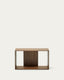 Module étagère format moyen Litto en placage de noyer 67 x 38 cm