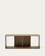 Module étagère grand format Litto en placage de noyer 101 x 38 cm