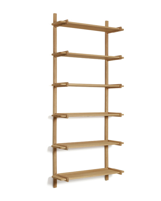 Étagère modulable Sitra 6 étagères en bois de chêne finition naturelle 90cm FSC Mix Credit