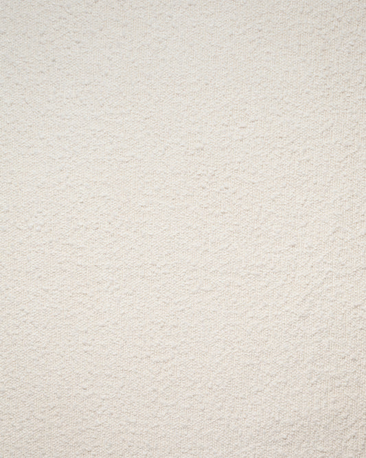 Échantillon tissu Ascot bouclette blanc 10 x 15 cm