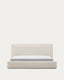 Cadre de lit déhoussable Blok écru pour matelas de 180 x 200 cm FSC Mix Credit