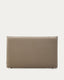 Tête de lit déhoussable Jaira en lin et coton taupe pour lit de 180 cm FSC Mix Credit