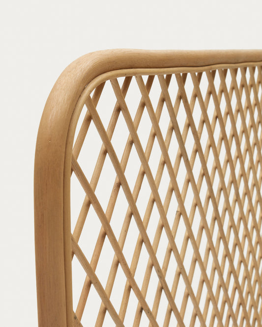 Tête de lit Citlalli en rotin finition naturelle pour lit de 150 cm