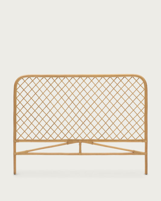 Tête de lit Citlalli en rotin finition naturelle pour lit de 150 cm