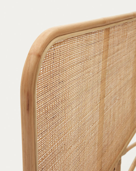 Tête de lit Quiterie en rotin naturel 150/160 cm