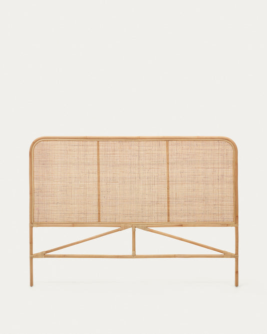 Tête de lit Quiterie en rotin naturel 150/160 cm