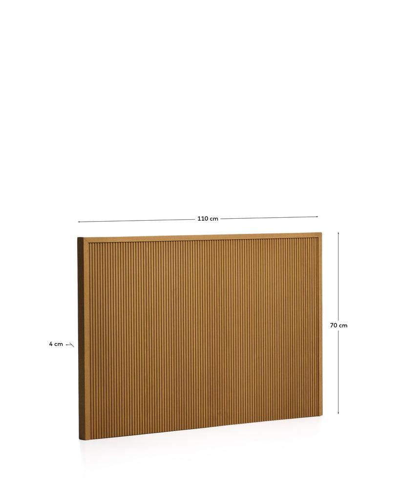 Tête de lit Helvine en placage de chêne pour lit jusqu’à 90 cm FSC 100 %