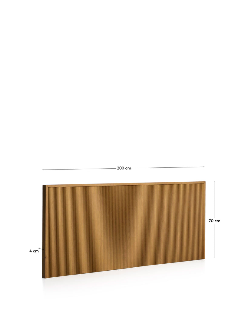 Tête de lit Helvine en placage de chêne pour lit jusqu’à 180 cm FSC 100 %