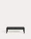 Table basse Sorells en aluminium gris 52,4 x 91 cm