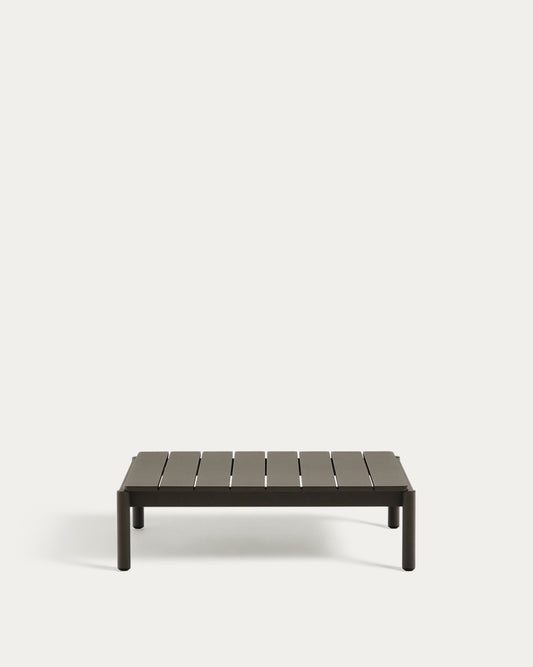 Table basse Sorells en aluminium vert 89 x 91 cm
