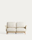 Canapé 2 places Alipa en bois d’acacia et corde écrue 165 cm FSC 100%