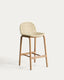 Tabouret Alipa en bois d’acacia et corde écrue 75 cm FSC 100 %