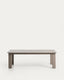 Table extensible Livorno en aluminium taupe 233(350) x 100 cm