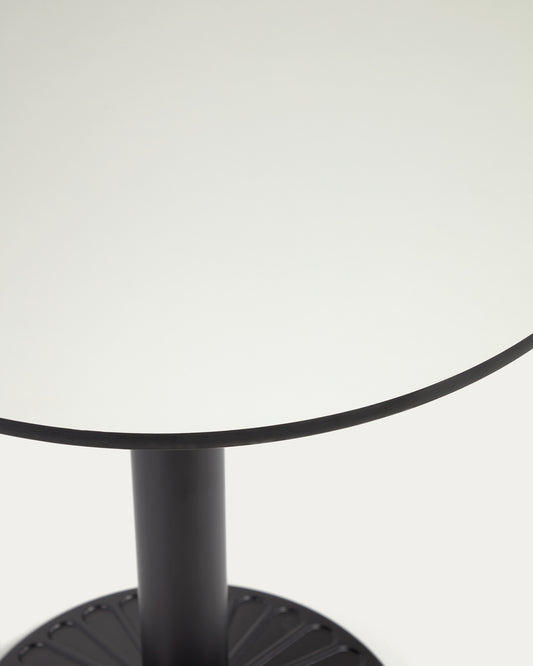 Plateau pour table de jardin ronde Tiaret blanc Ø 68 cm