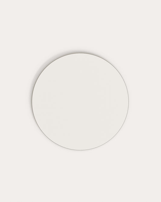 Plateau pour table de jardin ronde Tiaret blanc Ø 68 cm