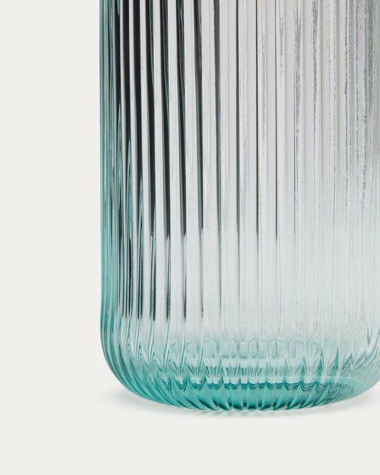 Pichet Milma en verre recyclé transparent