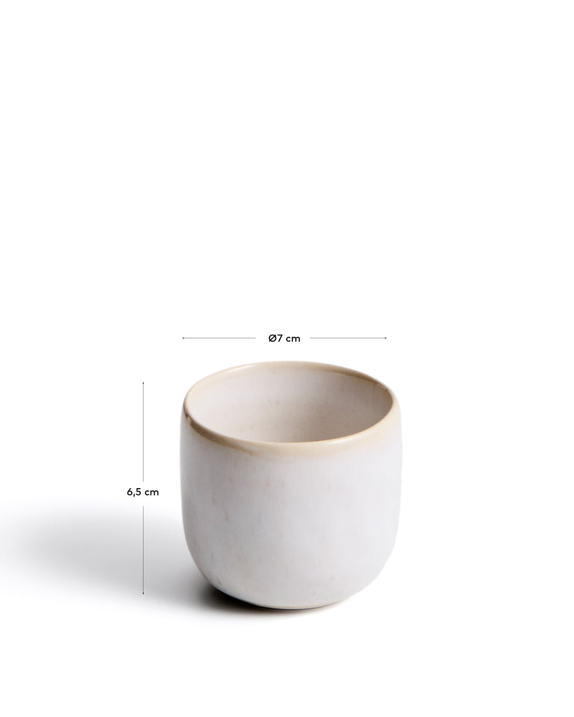 Tasse Uilo en céramique blanche