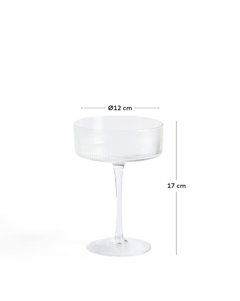 Verre à cocktail Eluria en verre transparent 31,5 cl
