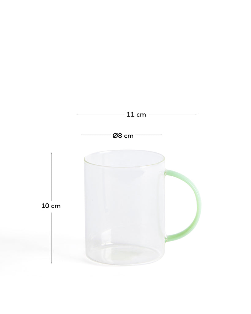 Tasse Micla en verre transparent