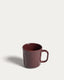 Tasse Daner en céramique bordeaux