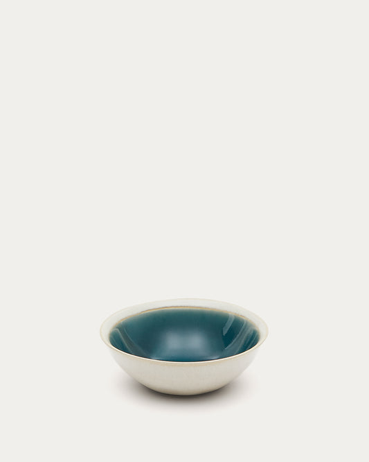 Bol Sanet en céramique bleue et blanche