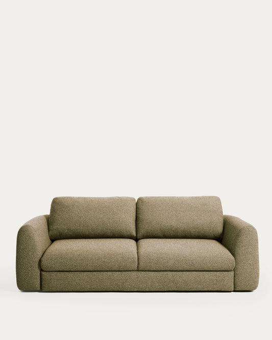 Canapé-lit Vera 4 places vert olive 240 cm FSC Mix Credit