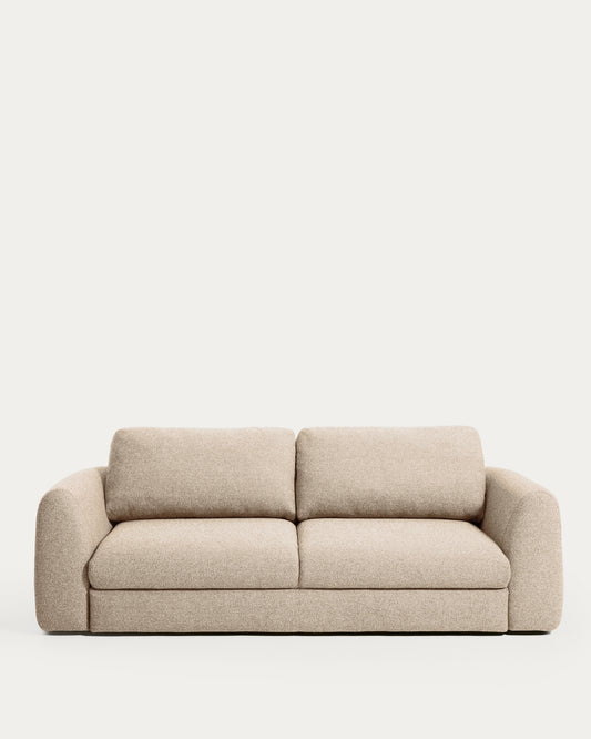 Canapé-lit Vera 4 places beige 240 cm FSC Mix Credit