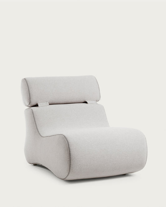 Fauteuil Club beige