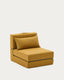 Chauffeuse convertible Arty moutarde 70 x 89 (200) cm