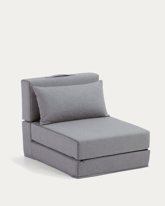 Chauffeuse Arty gris clair 70 x 89 (200) cm