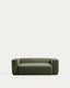 Canapé Blok 2 places en chenille vert mousse 210 cm – FSC Mix Credit
