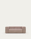 Canapé Blok 2 places ignifugé en velours côtelé épais rose 210 cm FSC Mix Credit