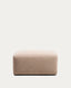 Repose-pieds Blok en chenille marron 90 x 74 cm – FSC Mix Credit