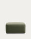 Repose-pieds Blok en chenille vert mousse 90 x 74 cm – FSC Mix Credit