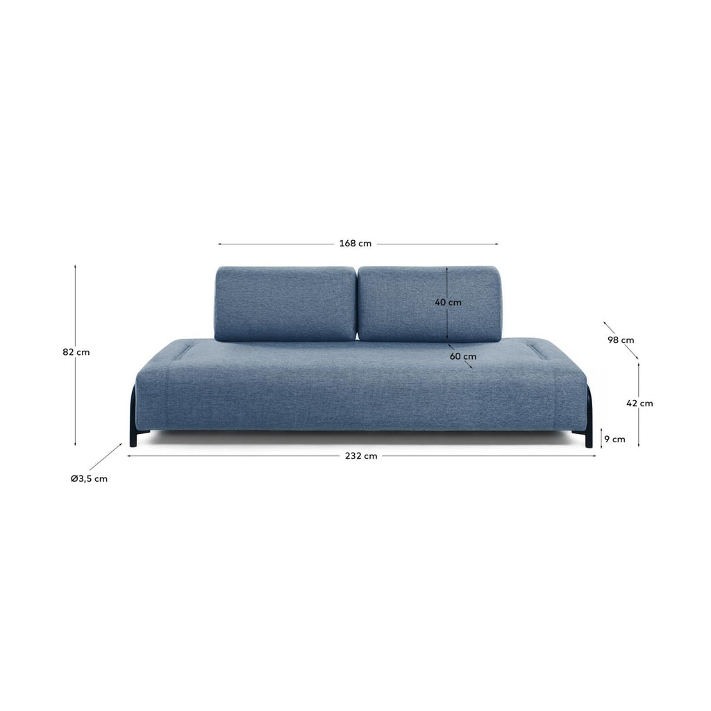 Module 3 places Compo bleu 232 cm