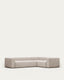 Canapé d’angle Blok 4 places beige 320 x 230 cm / 230 x 320 cm