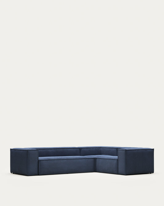 Canapé d’angle Blok 4 places beige 320 x 230 cm / 230 x 320 cm FR