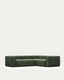 Canapé d’angle Blok 3 places vert 290 x 230 cm / 230 cm 290 cm FR