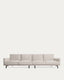 Canapé Galene 4 places beige 414 cm FSC Mix Credit