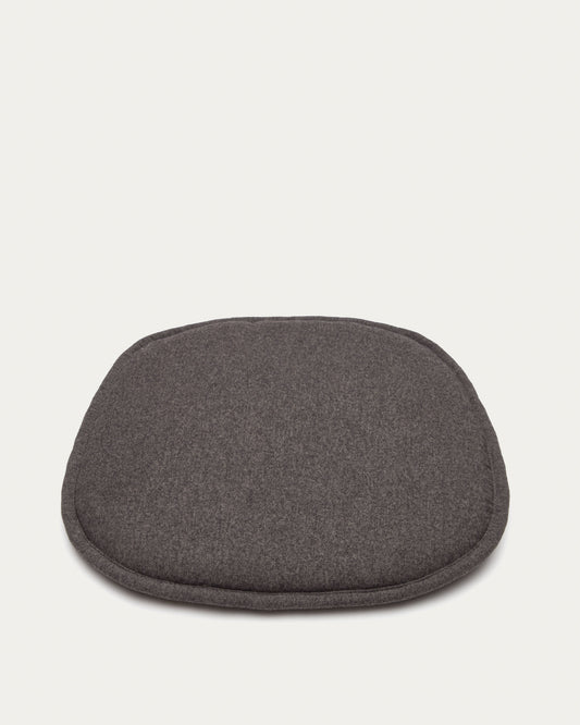 Coussin de chaise Romane gris foncé 43 x 43 cm