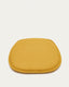 Coussin de chaise Romane jaune moutarde 43 x 43 cm