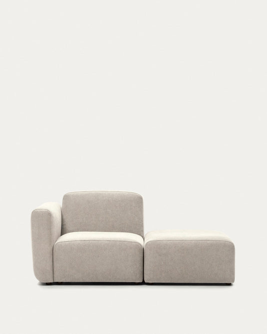 Canapé modulable Neom 1 plaza avec terminal beige 169 cm FSC Mix Credit